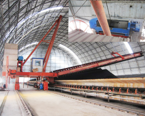 Side Scraper Reclaimer với chiều d&agrave;i c&aacute;nh tay từ 11 đến 36 m&eacute;t